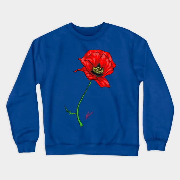 Poppy Crewneck Sweatshirt by Corey Has Issues